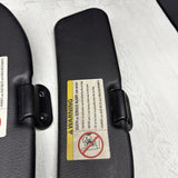 98-02 BMW Z3 M Z3M CONVERTIBLE PANELS SUN VISORS BLACK