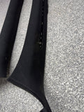01-06 BMW E46 M3 Coupe Front A Pillars Black Original OEM Pair *Notes*