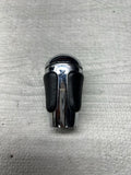 2004-2006 BMW E46 M3 SMG GEAR SHIFT KNOB NAPPA LEATHER CHROME OEM