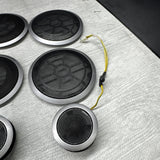 07-13 BMW E92 E93 3-Series 2dr Front Rear Door Individual Speaker Covers Trims