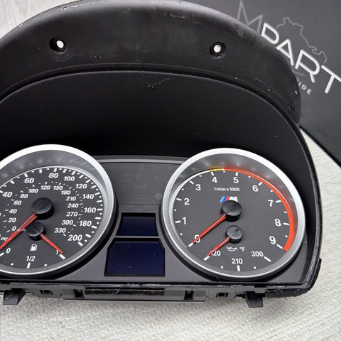 BMW E90 E92 E93 M3 Gauge Cluster Instrument Panel Speedo Manual OEM 08-13 *Flaw*