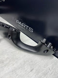 01-06 BMW E46 M3 Convertible Interior Armrests Trim Carbon Fiber *Notes*