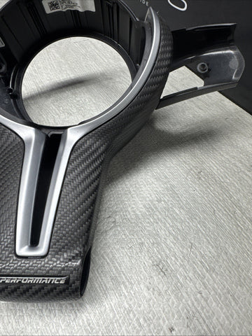 GENUINE BMW STEERING WHEEL TRIM COVER F87 F80 F82 F83 M3 M4 DCT M Performance