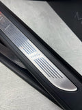 08-13 OEM E92 E93 BMW M3 Left Right Pair Door Sills Panels Scuff Plates