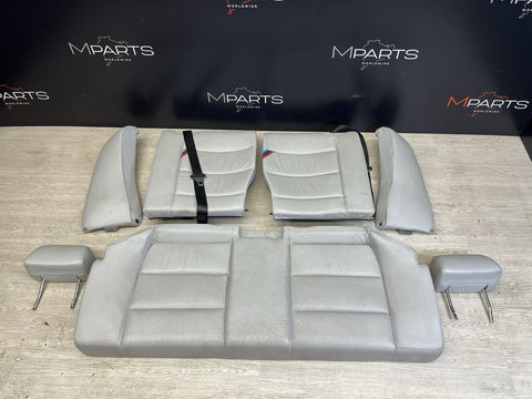 94-99 BMW E36 M3 Coupe Rear Vader Seats Vaders Dove Grey Backrest Bench Bolsters
