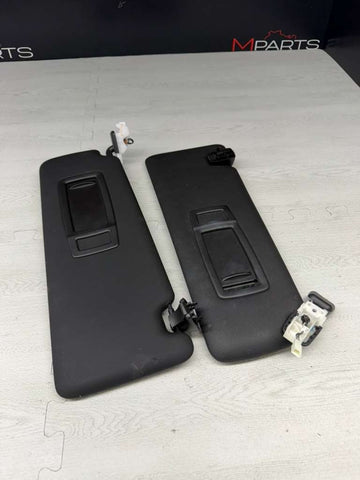 15-20 BMW F82 M4 Left & Right Interior Sun Visor Pair Black OEM