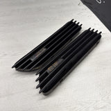 01-06 BMW E46 M3 Fender Vent Grilles Grills Trims Genuine OEM Painted Black