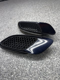 08-13 BMW E90 E92 E93 M3 Hood Scoops Space Pair Jerez Black 8042978