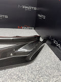 NEW Carbon Fiber V Style Front Bumper Lip 21-26 BMW G80 G82 G83 M3 M4