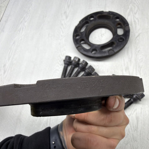 12.5MM Spacers + Bolts PAIR 5x120 BMW Turner