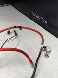04-10 BMW E63 E64 645 650 M6 Positive / Negative Battery Terminal Cable Wire OEM