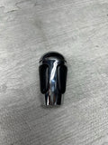 2004-2006 BMW E46 M3 SMG GEAR SHIFT KNOB NAPPA LEATHER CHROME OEM