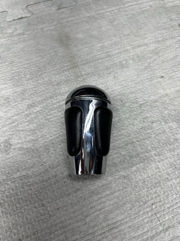 2004-2006 BMW E46 M3 SMG GEAR SHIFT KNOB NAPPA LEATHER CHROME OEM