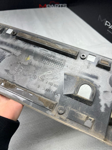 Rear Trunk Lid Lisence Plate Cover Trim Silver OEM BMW E36 Z3 M Roadster 1998-02