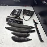 06-07 OEM BMW E63 E64 M6 Front Rear Door Dash Center Console Carbon Trim *Notes*