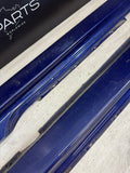 06-10 BMW E63 E64 M6 Side Skirts Rocker Panels Interlagos Blue OEM