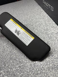 08-11 OEM BMW E90 328 335 M3 Coupe Right Passenger Sun Visor Black Vinyl