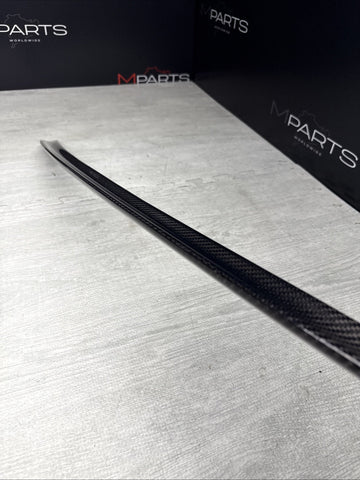 2001-2006 BMW E46 M3 Rear Trunk Spoiler Lip Carbon Fiber *Warped*