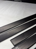 BMW E36 M3 Coupe 1992-1999 Black Door Mouldings Trims Set OEM