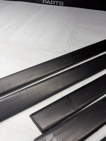BMW E36 M3 Coupe 1992-1999 Black Door Mouldings Trims Set OEM
