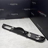 01-06 BMW E46 CONVERTIBLE REAR SEAT ROLLOVER BAR TRIM COVER 8204279 OEM BLACK