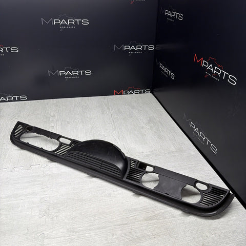 01-06 BMW E46 CONVERTIBLE REAR SEAT ROLLOVER BAR TRIM COVER 8204279 OEM BLACK