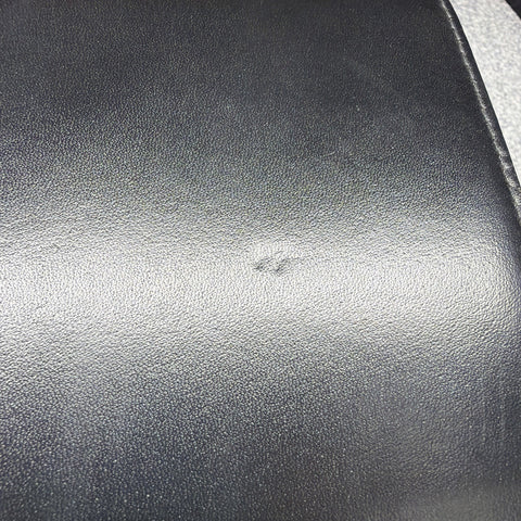 01-06 BMW E46 M3 Center Console Armrest Arm Rest Black Leather *Crease*