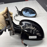 01-06 BMW E46 M3 Side View Door Mirrors Pair Jet Black