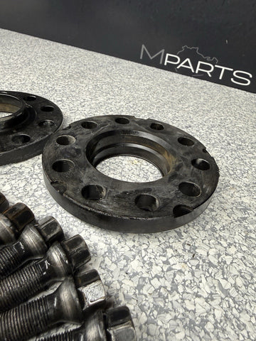 15MM Spacers + Extended Bolts PAIR 5x120 BMW E SERIES Burger Motorsports
