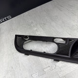 01-06 BMW E46 CONVERTIBLE REAR SEAT ROLLOVER BAR TRIM COVER 8204279 OEM BLACK