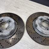 OEM 06-10 BMW E60 E63 E64 M5 M6 REAR BRAKES DISCS ROTORS