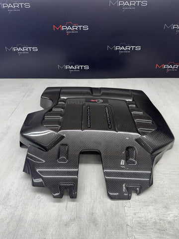 RANGE ROVER SPORT SVR CARBON FIBER ENGINE COVER 2015-2022 LR167464 OEM
