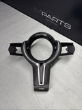 15-21 BMW M2 M3 M4 F87 F80 F82 F83 STEERING WHEEL DRY CARBON TRIM COVER DCT