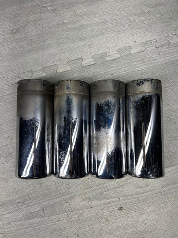 08-13 OEM BMW E92 E93 M3 S65 Rear Exhaust Quad Muffler Tips (4)