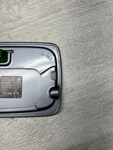 2000-2006 BMW E46 323 325 330 M3 Fuel Gas Door Lid Silver Grey Gray OEM