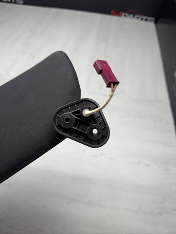 01-06 BMW E46 M3 Coupe Right Passenger Sun Visor Shade Mirror Black OEM