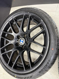 19x8.5 19x9.5 CSL STYLE 5x120 BMW E46 M3 Matte Black 19” Wheels Rims Set (4)