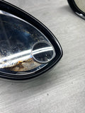 BMW 08-11 E90 M3 SEDAN SIDE EXTERIOR DOOR MIRRORS PAIR SILVERSTONE *Damage