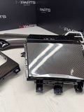 2025-2026 BMW G80 M3 Front Interior Carbon Fiber Trim Panel Set OEM