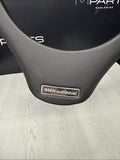 08-13 BMW E90 E92 E93 M3 Lower Steering Wheel Trim Cover Plate Leather
