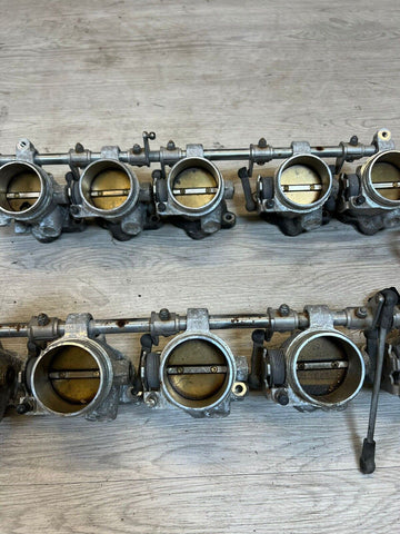 BMW E60 E63 E64 M5 M6 S85 V10 Throttle Bodies Rail Assembly 7834788