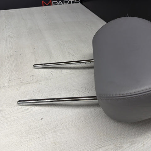 BMW E46 M3 01-06 Front Seat Headrest Head Rest Gray OEM