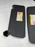 BMW 94-99 E36 M3 Black Sun Visors Sunvisors Pair OEM