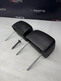 2001-2006 BMW E46 M3 Convertible Black Rear Headrests Head Rests Pair