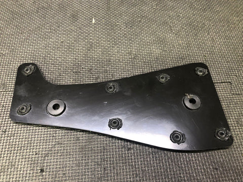 Dead Pedal Cover Panel Black 19-23 Ferrari F8 Tributo