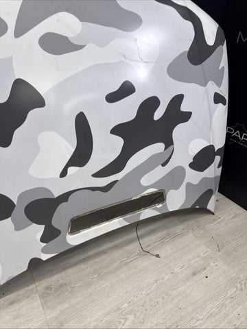 (PICKUP ONLY) BMW E46 M3 01-06 Front Hood Bonnet Panel Alpine White Camo Wrapped