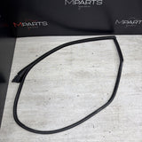 BMW E46 M3 01-06 Left Driver Side Door Weather Strip Seal Black OEM*Rip
