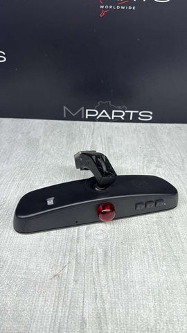 08-13 BMW 135i Rear View Mirror Black E82 E88 9166264 Garage Button 128 OEM