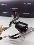 2010 NISSAN GT-R R35 GTR 3.8L VR38 OEM POWER STEERING RESERVOIR + LINES + COOLER