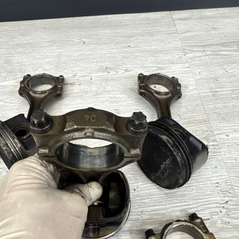 1996-2000 BMW S52 Engine Piston and Connecting Rod Set of 6 E36 M3 Z3M OEM